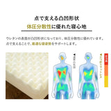 コンパクトサイズ 三つ折りマットレス 折りたたみマットレEMOOR LUXE ス 幅65cm 幅80cm EMOOR LUXE リュクスマットレス ごろ寝 コンパクトベリーショート コンパクトショート セミシングルショート