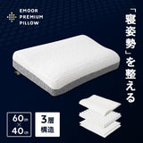 寝姿勢を整える プレミアムピロー 3層構造枕 まくら 高さ調節可能 カスタム フィット ピロー 横向き寝 仰向け寝 対応 肩こり 首こり 頭痛 ストレートネック ショールーム体験可