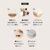 シームレス プレイマット 折りたたみ 幅140cm 幅180cm 幅200cm 大判 ベビーマット サークルマット クッションマット お昼寝 マット ラグ 撥水カバー 騒音緩和 へたりにくい