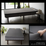 オーバーレイマットレス ダブルサイズ 超高弾力 高密度 ハイエンドモデル お使いの寝具に敷くだけで寝心地革命