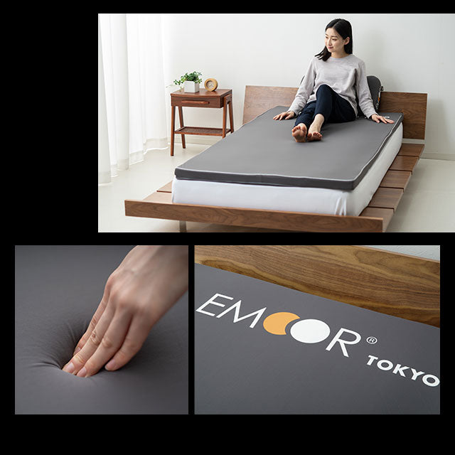 オーバーレイマットレス セミダブルサイズ 超高弾力 高密度 ハイエンドモデル お使いの寝具に敷くだけで寝心地革命