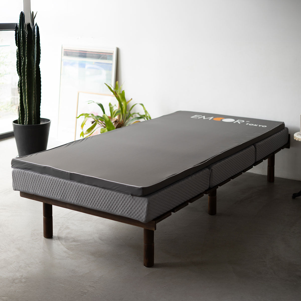 オーバーレイマットレス セミダブルサイズ 超高弾力 高密度 ハイエンドモデル お使いの寝具に敷くだけで寝心地革命