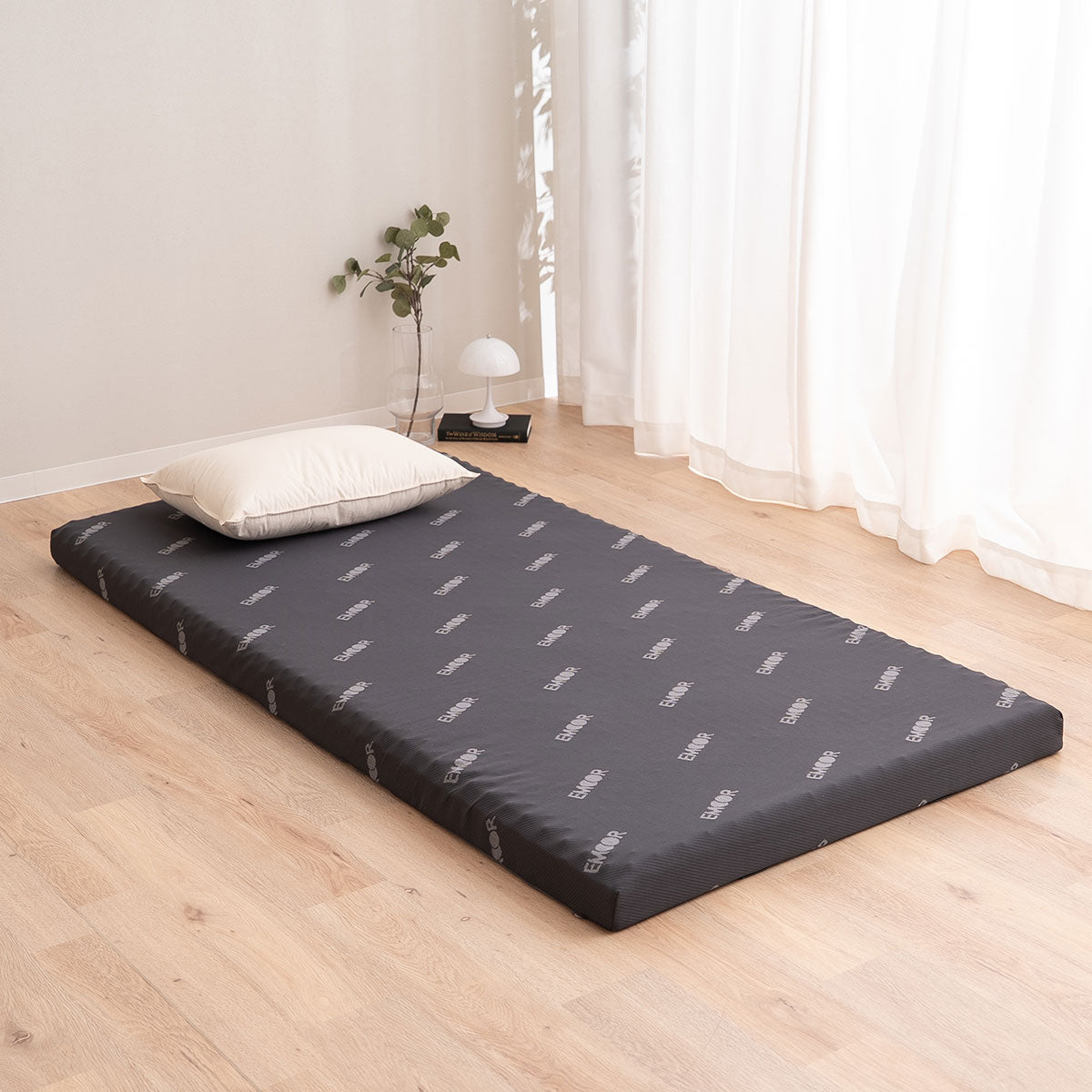 マットレス 三つ折り 丸巻き セミシングルサイズ シングルサイズ 高反発ウレタン かため 敷き布団 床対応 ベッド対応 コンパクト 省スペース