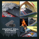 エムール コンパクト ロール マットレス 幅60cm ごろ寝 マット アウトドア 車中泊 体圧分散 折りたたみ