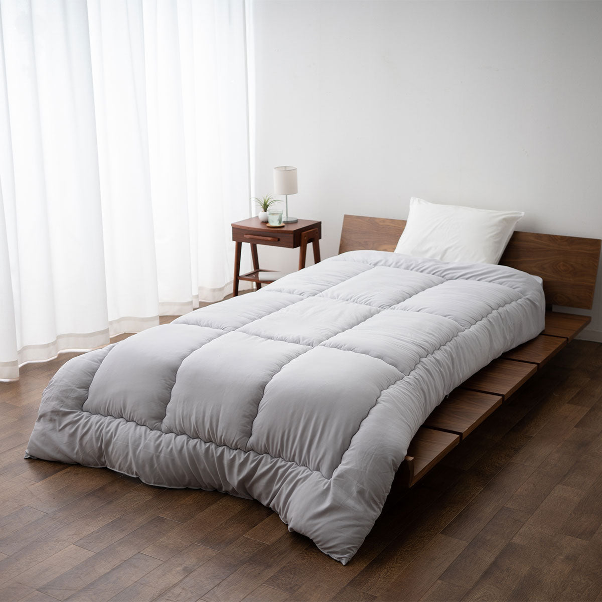 掛け布団 シングルサイズ 日本製 抗菌・防臭・防ダニ