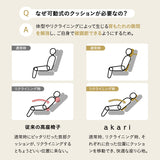 【有吉くんの正直さんぽで絶賛】背もたれにこだわった高座椅子 「あかり」 リクライニングチェア 可動式クッション 高さ調節可 無段階リクライニング ショールーム体験可 完成品