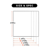 サポートマットレス 選べる4サイズ 三つ折り 折りたたみ 厚み10cm シングル セミダブル ダブル クイーン