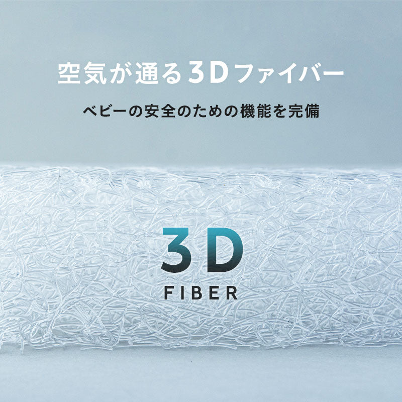 ベビーマットレス 2つ折りタイプ 折りたたみ 高反発 丸洗いOK 通気性抜群 低刺激 嘔吐 粗相 おねしょ