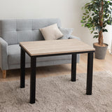 こたつテーブル＋こたつ掛け布団 セット 長方形 幅80cm ハイタイプ 省スペースデザイン