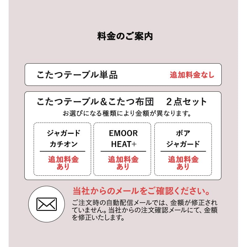 こたつテーブル＋こたつ掛け布団 セット 長方形 120cm