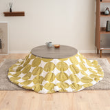 こたつテーブル＋こたつ掛け布団 セット 円形 直径78cm