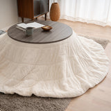 こたつテーブル＋こたつ掛け布団 セット 円形 直径78cm