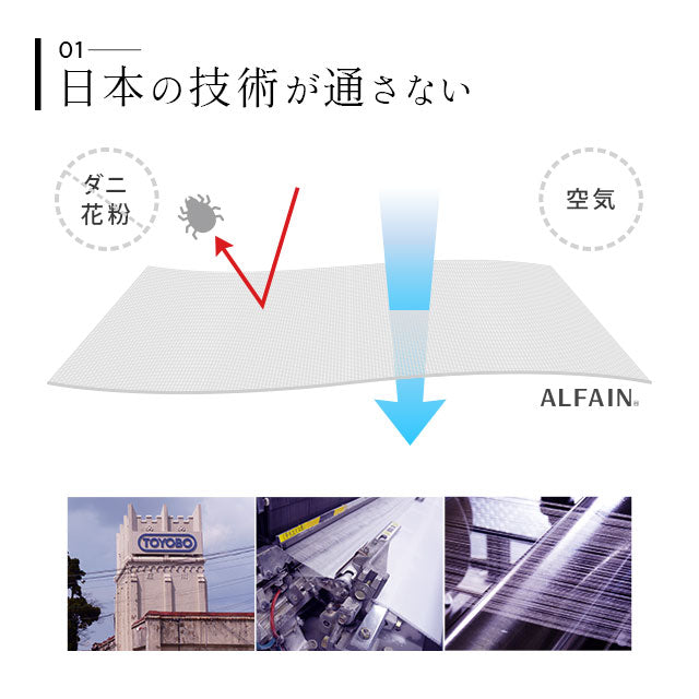 敷き布団カバー シングルサイズ 日本製 抗菌・防臭・防ダニ