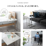 サイドテーブル 幅30cm 長方形 セラミック 完成品 ナイトテーブル エンドテーブル ローテーブル ミニテーブル 角型 四角 石目調 スチール脚 ベッドサイド ソファサイド デスクサイド 廊下 玄関