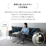 サイドテーブル 幅30cm 長方形 セラミック 完成品 ナイトテーブル エンドテーブル ローテーブル ミニテーブル 角型 四角 石目調 スチール脚 ベッドサイド ソファサイド デスクサイド 廊下 玄関