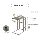 サイドテーブル 幅30cm 長方形 セラミック 完成品 ナイトテーブル エンドテーブル ローテーブル ミニテーブル 角型 四角 石目調 スチール脚 ベッドサイド ソファサイド デスクサイド 廊下 玄関