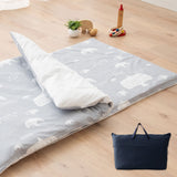 洗える お昼寝布団セット5点セット 撥水バック付き 70×120cm 洗濯機OK 丸洗い ベビー布団 掛け布団 敷き布団 掛けカバー 敷きカバー 専用バッグ お昼寝布団セット ベビー布団セット キッズ 子供 保育園 幼稚園 入園 出産祝い