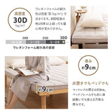 布団マットレス クイーンサイズ 極厚 9cm 折りたたみ 選べるタイプ 三つ折り 3つ折り マットレス 敷き布団