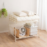 布団収納ラック 2段 大容量 取り出しやすい キャスター付き 高さ調節可能 通気性 収納 棚 台 布団セット 来客用 ふとん マットレス スーツケース アウトドア用品 衣類 寝具 クローゼット 押入 省スペース 衣替え オフシーズン