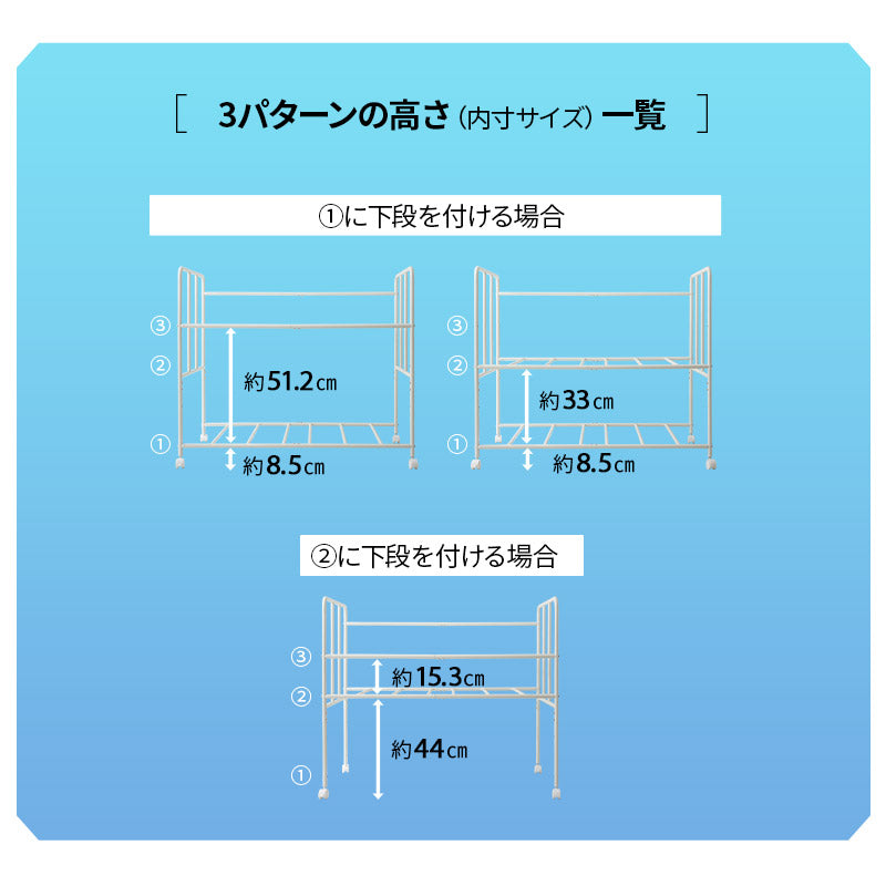 布団収納ラック 2段 大容量 取り出しやすい キャスター付き 高さ調節可能 通気性 収納 棚 台 布団セット 来客用 ふとん マットレス スーツケース アウトドア用品 衣類 寝具 クローゼット 押入 省スペース 衣替え オフシーズン