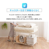 布団収納ラック 2段 大容量 取り出しやすい キャスター付き 高さ調節可能 通気性 収納 棚 台 布団セット 来客用 ふとん マットレス スーツケース アウトドア用品 衣類 寝具 クローゼット 押入 省スペース 衣替え オフシーズン