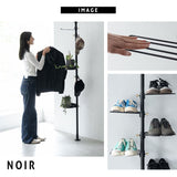 天井突っ張り式 突っ張り収納 突っ張りラック 高さ217～268cm スリム 玄関 リビング 賃貸 ハンガーラック ポールラック ポールハンガー コートハンガー 飾り棚 つっぱり ディスプレイ 工事不要