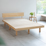 丈夫なすのこベッド ダブルサイズ ベッドフレーム 頑丈 天然木 無垢材 すのこ スノコ ベッド 抗菌 調湿 保温 高通気 湿気対策 カビ対策