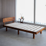 丈夫なすのこベッド シングルサイズ ベッドフレーム 頑丈 天然木 無垢材 すのこ スノコ ベッド 抗菌 調湿 保温 高通気 湿気対策 カビ対策 青山ショールーム体験可