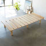 OSMOS （オスモス） 高さが変えられる 天然木 すのこ ベッド 選べる4サイズ 3段階高さ調節可能 スノコ 調湿 高通気 湿気対策 カビ対策 ショールーム体験可