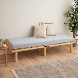 すのこベッド 3つ折りマットレス 2点セット コンパクトショート 幅65cm 奥行き185cm コンパクトサイズ