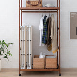 クローゼットに収納できる 4つ折り すのこベッド