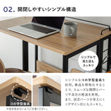 たたむデスク フレームタイプ 幅80cm 折りたたみ コンパクト 折りたたみデスク 折り畳みデスク PCデスク パソコンデスク キッズデスク 学習デスク 学習机 勉強机 キッチンスペース 作業台 作業スペース