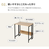 たたむデスク フレームタイプ 幅80cm 折りたたみ コンパクト 折りたたみデスク 折り畳みデスク PCデスク パソコンデスク キッズデスク 学習デスク 学習机 勉強机 キッチンスペース 作業台 作業スペース