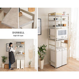 キッチンラック 幅60cm ハイタイプ 4段 大型レンジ対応 スチール レンジ台 レンジラック ラック シェルフ ゴミ箱上 冷蔵庫横 キッチン収納