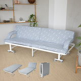3WAY 折りたたみ ソファベッド  完成品 キャスター付き ソファ カウチ ベッド