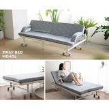 3WAY 折りたたみ ソファベッド  完成品 キャスター付き ソファ カウチ ベッド