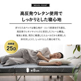 3WAY 折りたたみ ソファベッド  完成品 キャスター付き ソファ カウチ ベッド