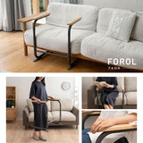 サポートフレーム 立ち上がり補助手すり 幅60cm 高さ調節可能 耐荷重100kg 移動式 軽量 転倒防止 負担軽減 立ち座り つかまり立ち サポート 補助 介助 介護 リビング ソファ トイレ 高齢者 お年寄り シニア