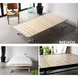 メホール 折りたたみ すのこベッド ロータイプ 組立不要 除湿 湿気対策 カビ対策 立川ショールーム体験可