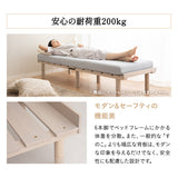 組み合わせて使う 省スペース システムベッド 3点セット (ハンガーシェルフ・デイベッド・コンパクトマットレス) 折りたたみデスク付き 棚付き ベッド上収納 壁面収納 コンパクトショート