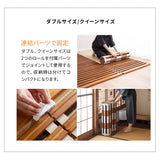 ロール式すのこベッド すのこベッド すのこロール すのこマット 天然木桐材 通気性 抗菌 除湿 調湿 保温