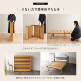天然竹 折りたたみベッド WABINE シングルサイズ 竹製ベッド シングルベッド ローベッド エクストラベッド ベッドフレーム 抗菌 調湿 脱臭 高通気 湿気対策 カビ対策